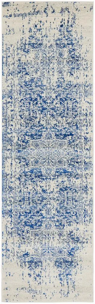 Evoke 253 White Navy Runner