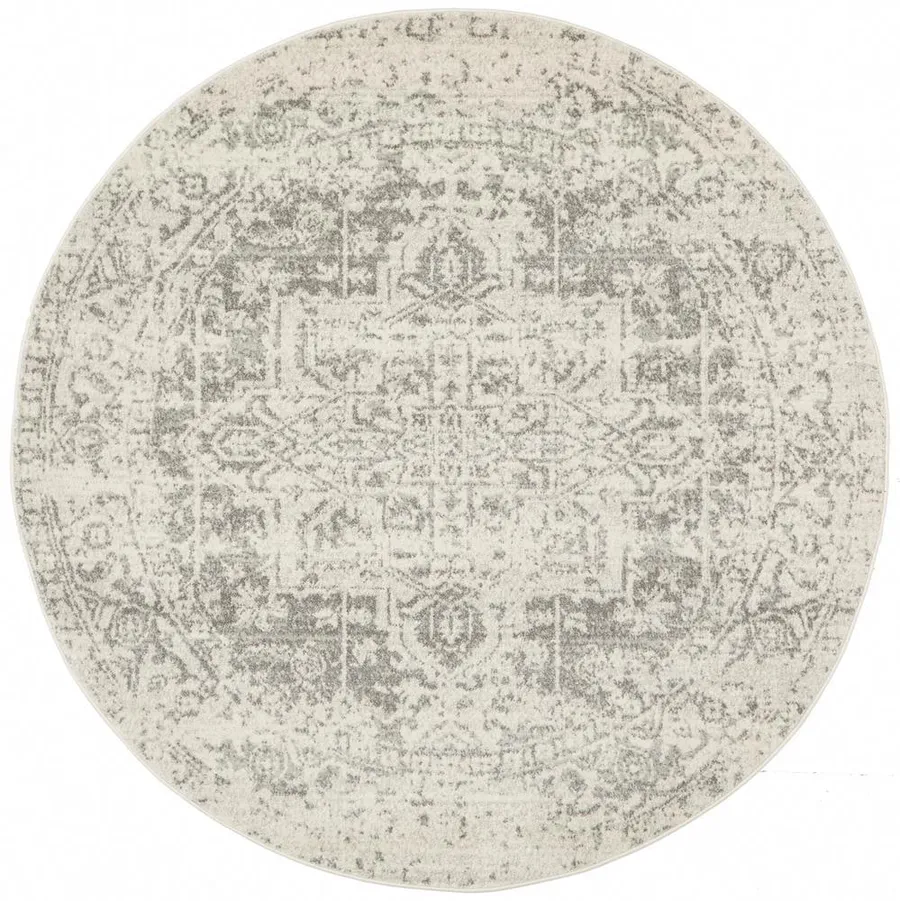 Evoke 253 White Silver Round