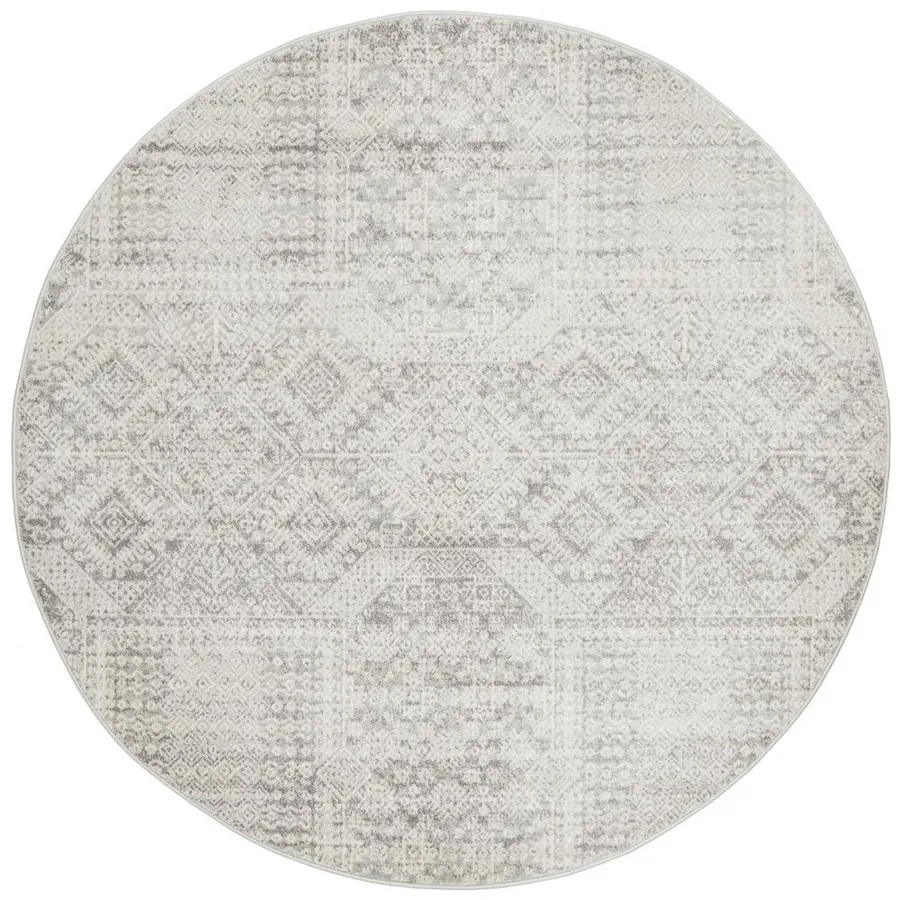 Mirage 351 Silver Round Rug