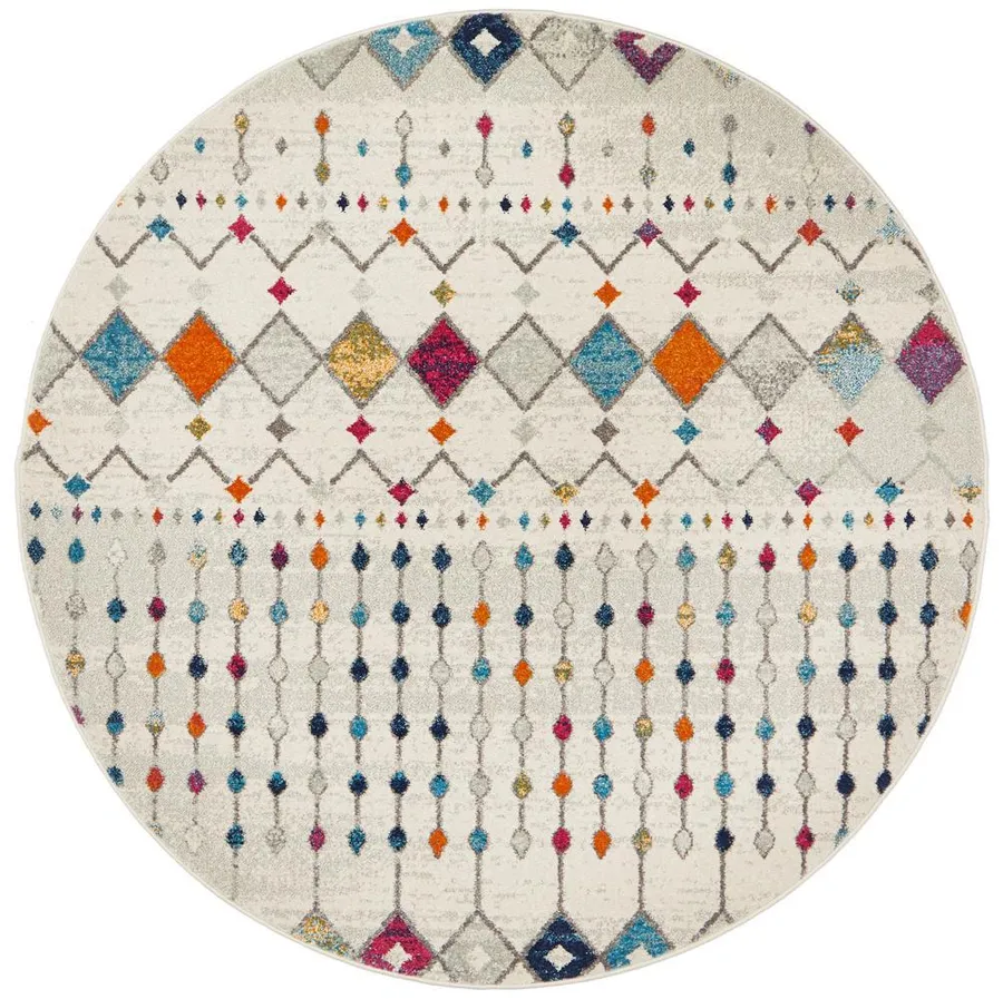 Mirage 356 Multi Round Rug