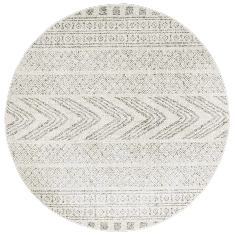 Mirage 359 Grey Round Rug