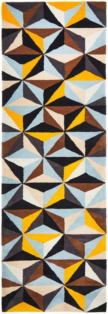 Matrix 900 Blue Runner Rug