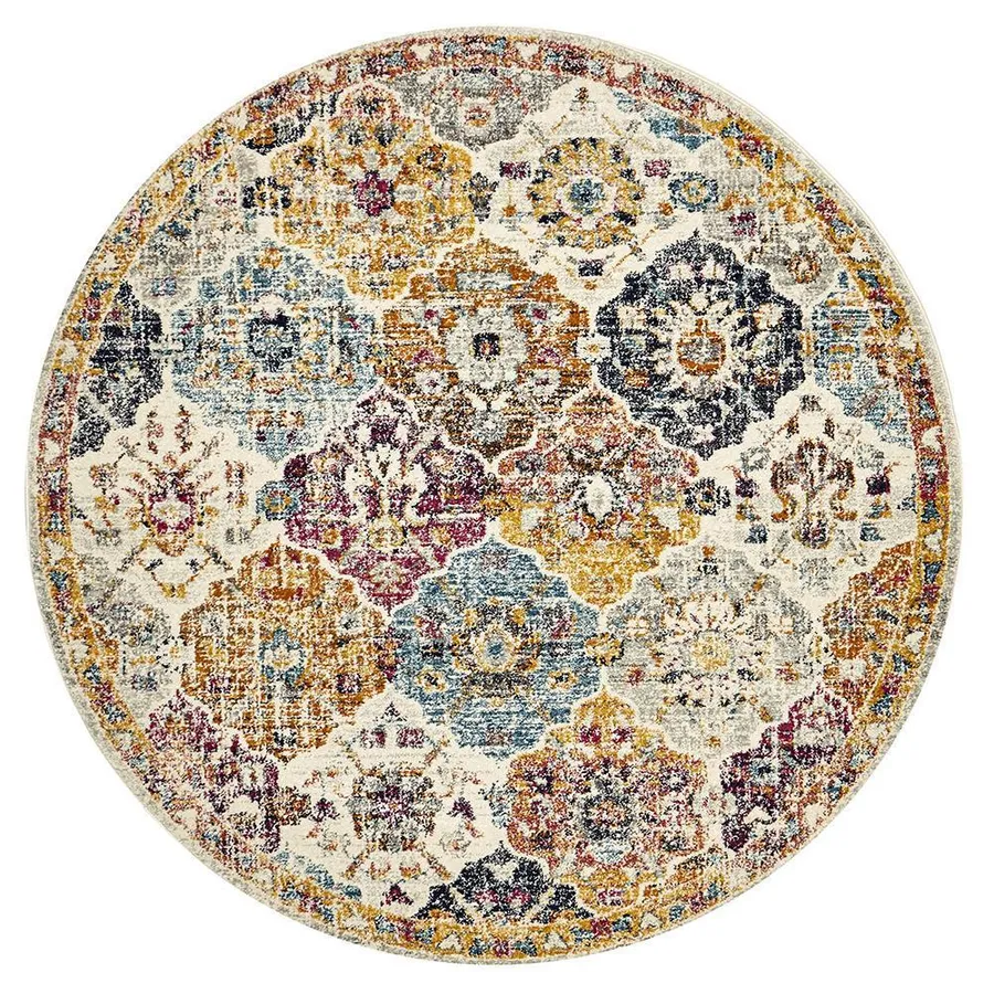 Museum 861 Round Rust Rug