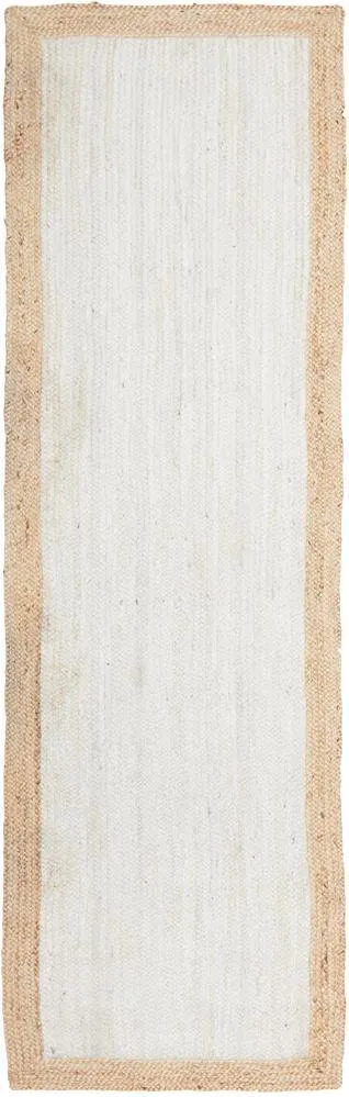 Noosa 333 White Natural Runner Rug