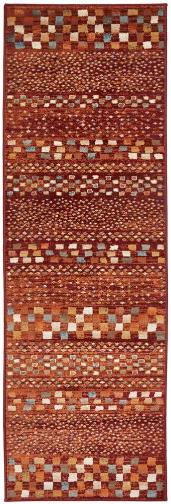 Oxford 431 Rust Runner Rug