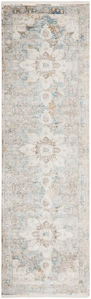 Reflections 104 Blue Runner Rug