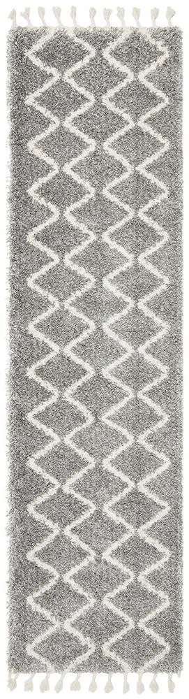 Saffron 22 Silver Runner Rug