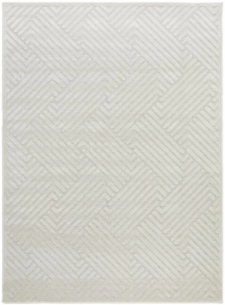 York Cindy Natural White Rug
