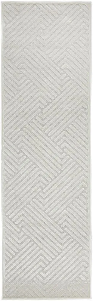 York Cindy Natural White Runner Rug