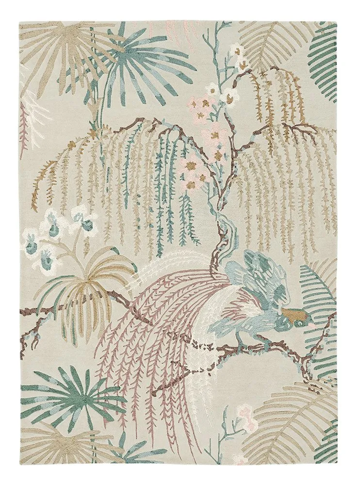 Sanderson Rain Forest Orchid Grey
