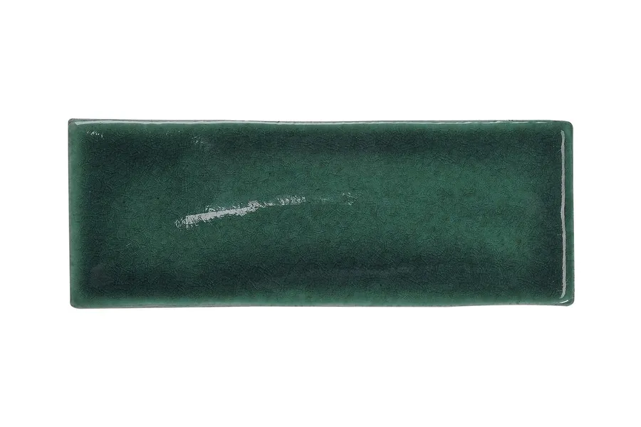 Blackwater Teal Ceramic Crackle Gloss Tile