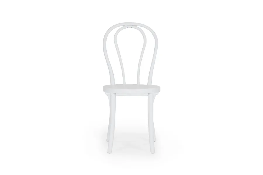 Bentwood Classic Dining Chair, White, by Lounge Lovers