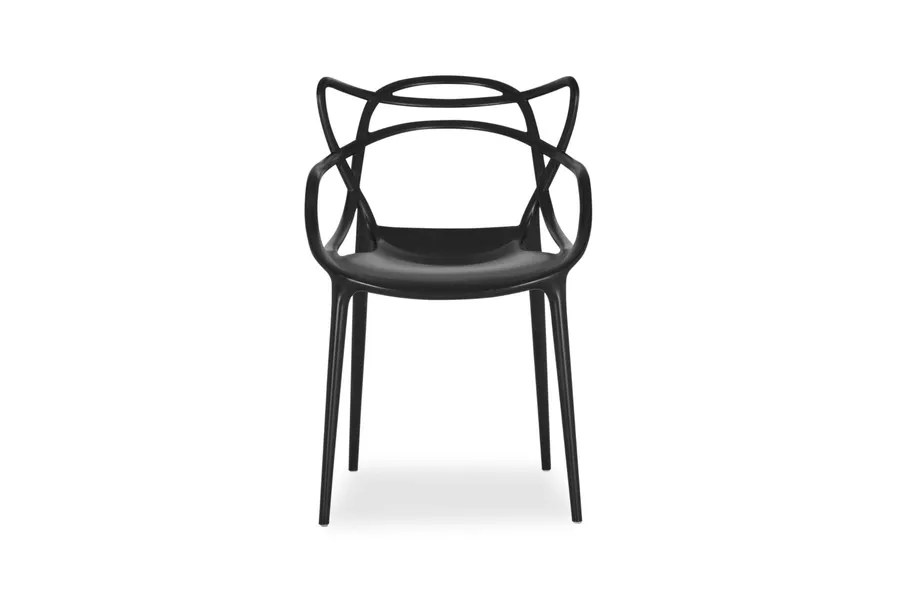 Honcho Modern Dining Chair, Black, by Lounge Lovers