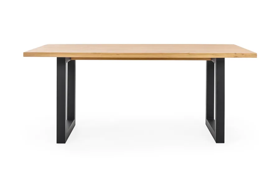 Bronte Natural 180cm Coastal Dining Table Solid American Timber Oak, by Lounge Lovers