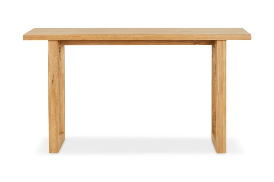 Bronte Natural Coastal Console Table, Oak, by Lounge Lovers