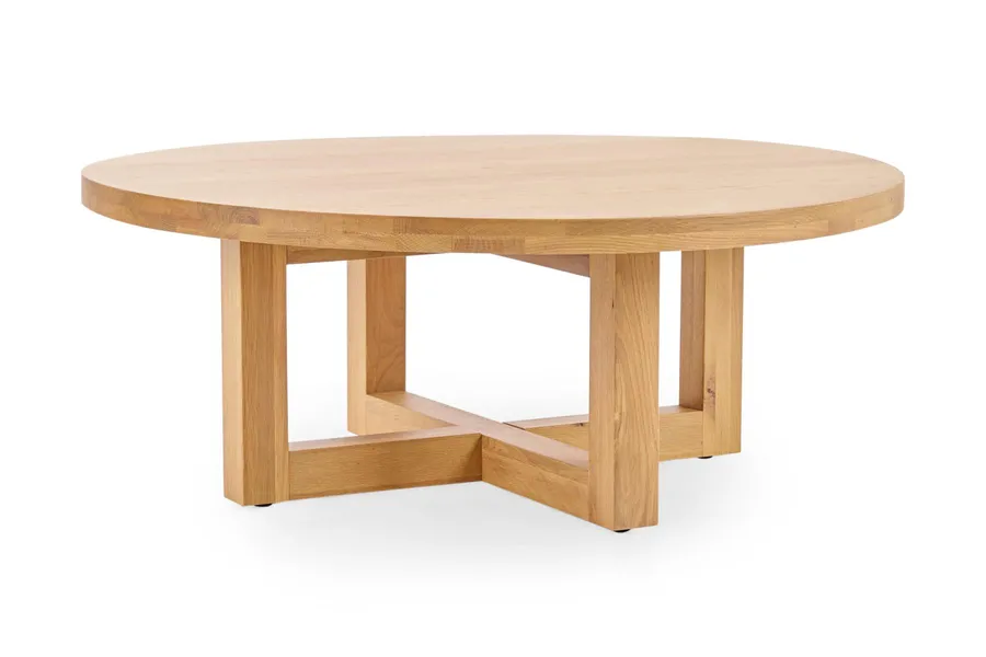Bronte Natural Coastal Coffee Table, Solid Oak, by Lounge Lovers