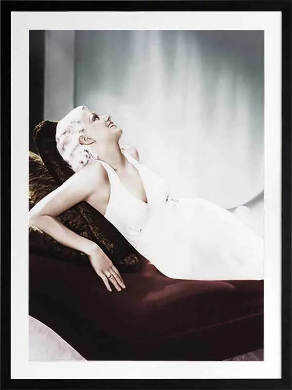 Blonde Bombshell Framed Art Print