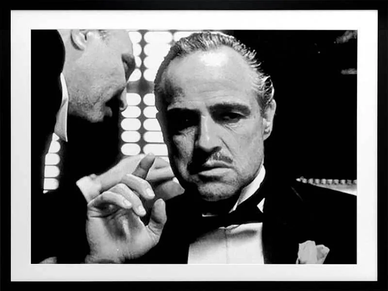 Don Corleone Framed Art Print