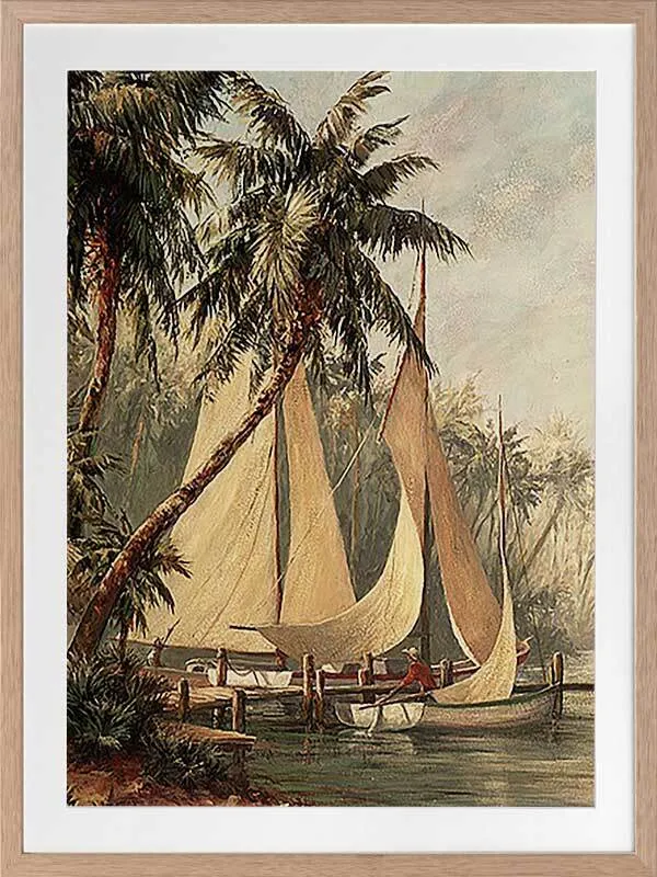 Ship to Shore Framed Art Print