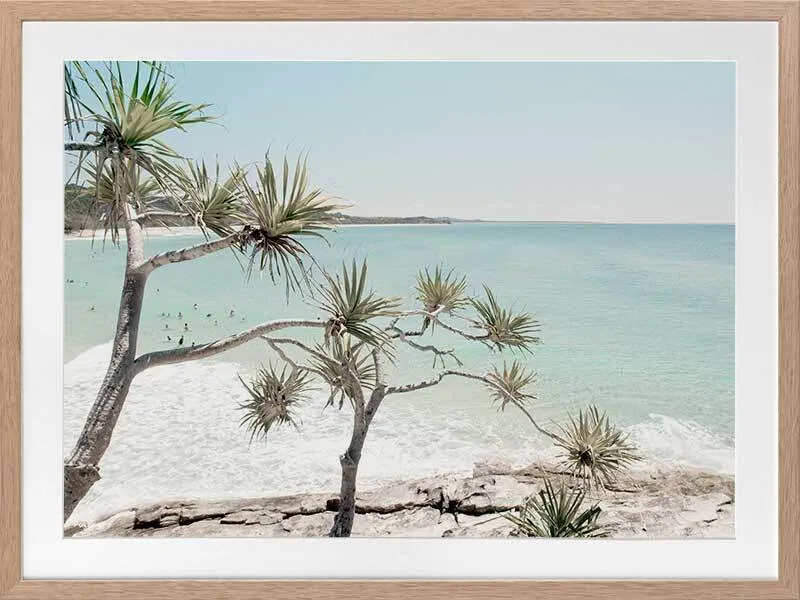 Pandanus in Paradise Framed Art Print