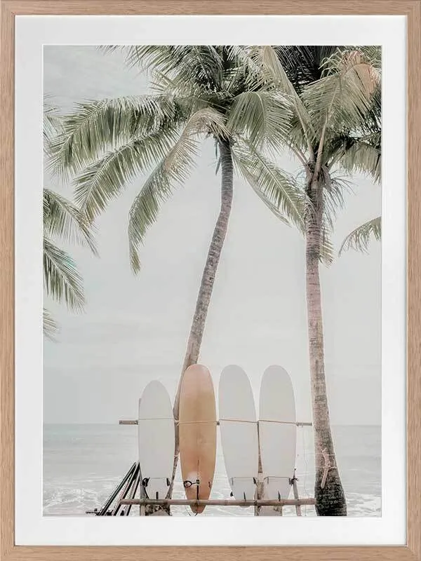All A-board Framed Art Print