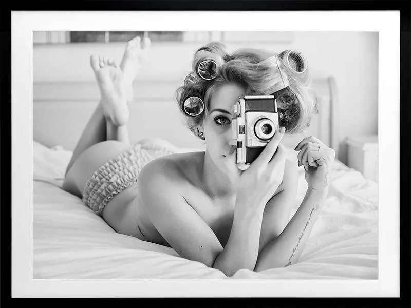 Candid Camera Framed Art Print