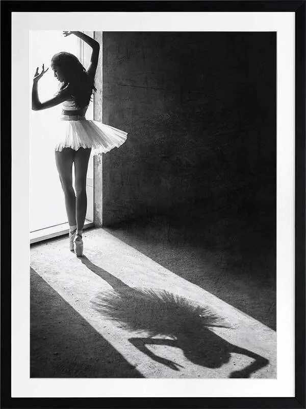 Backyard Ballet Framed Art Print
