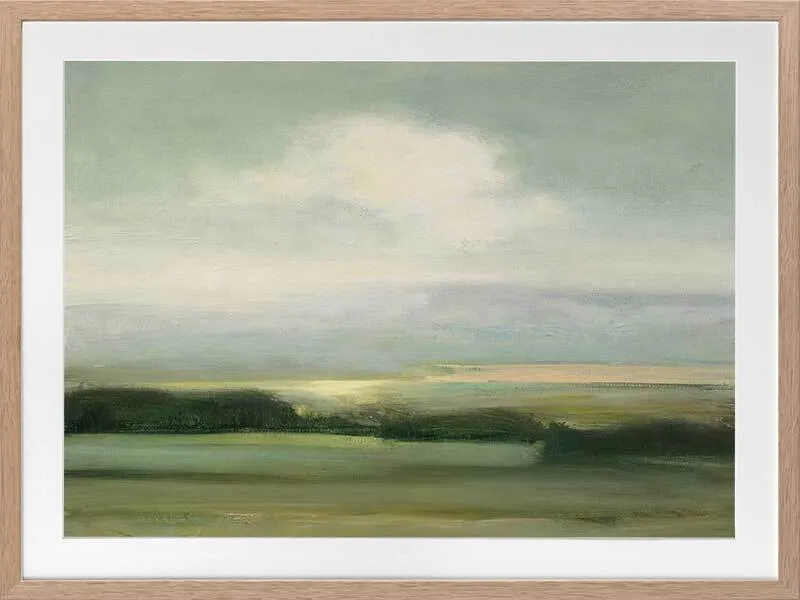 Over the Plainlands Framed Art Print