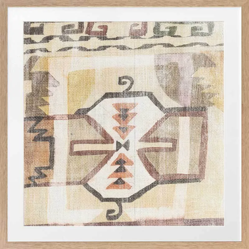 Morrocan Tapestry III Framed Art Print