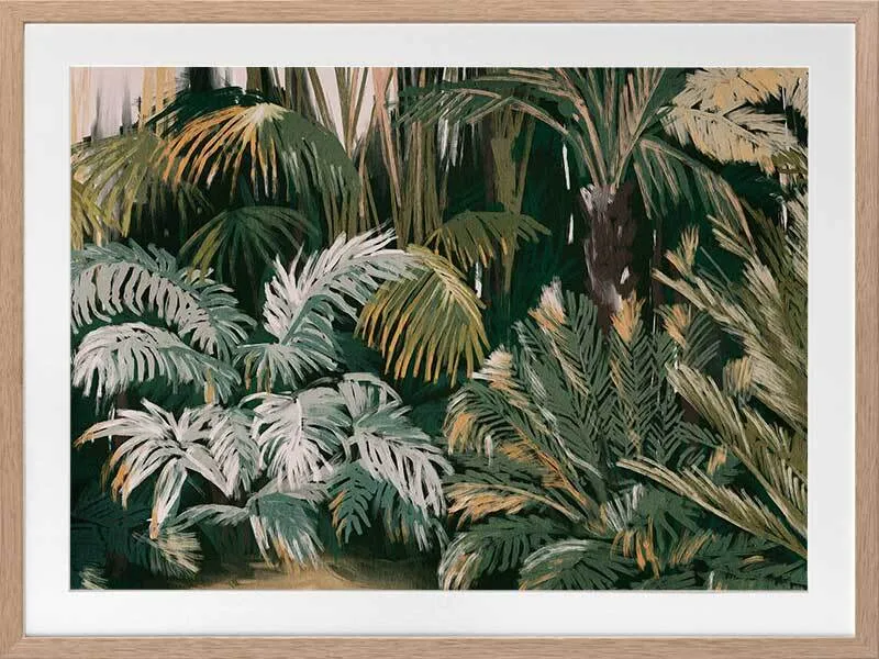 Life's a Jungle Framed Art Print