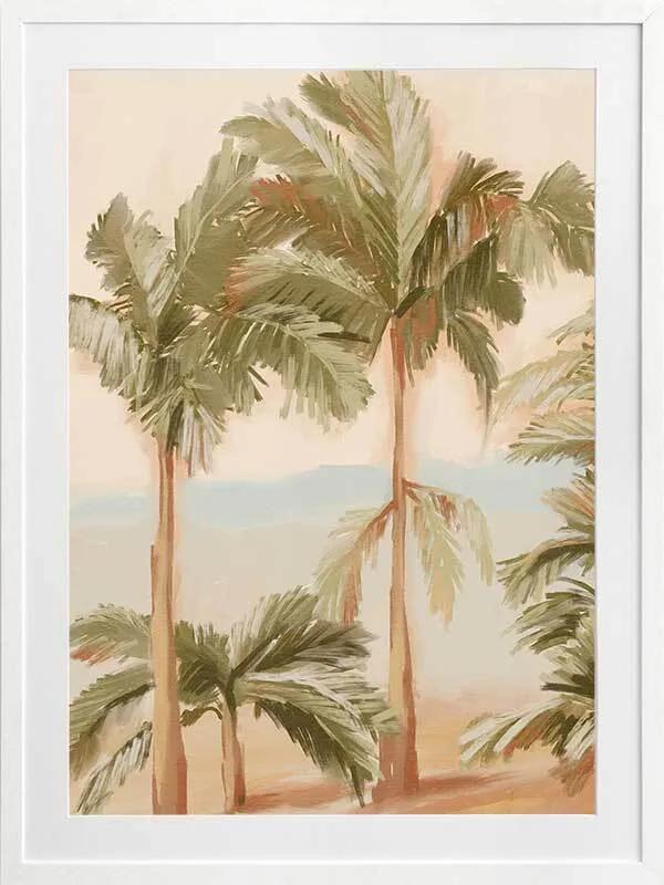 Tropical Sunset I Framed Art Print