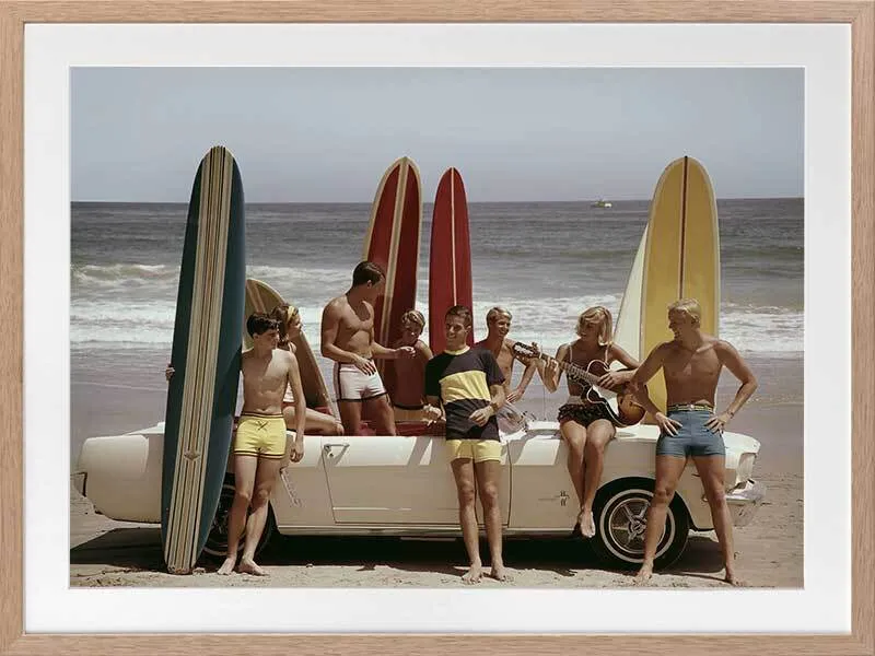 Summer Beach Ride II Framed Art Print