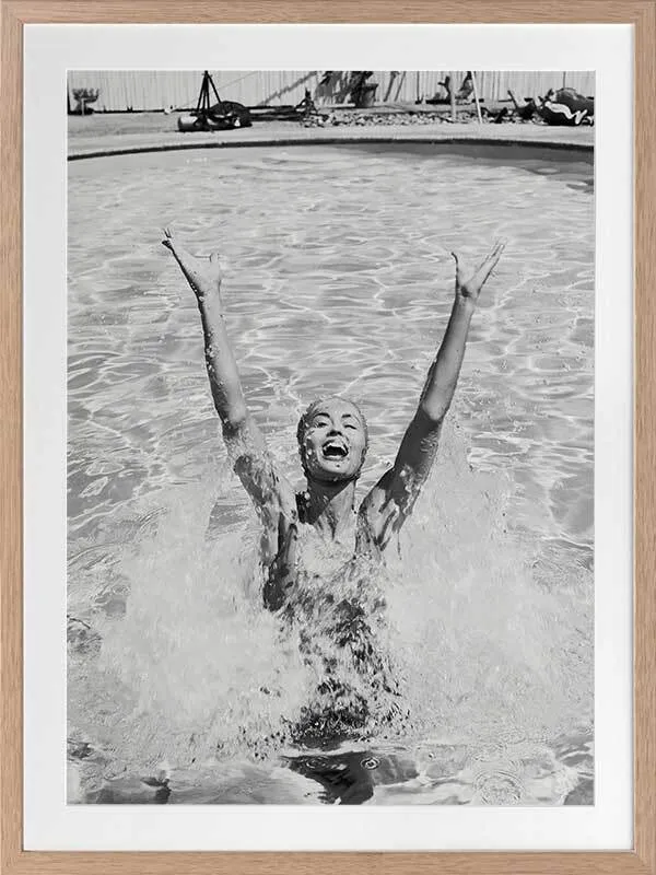 Make a Splash Framed Art Print