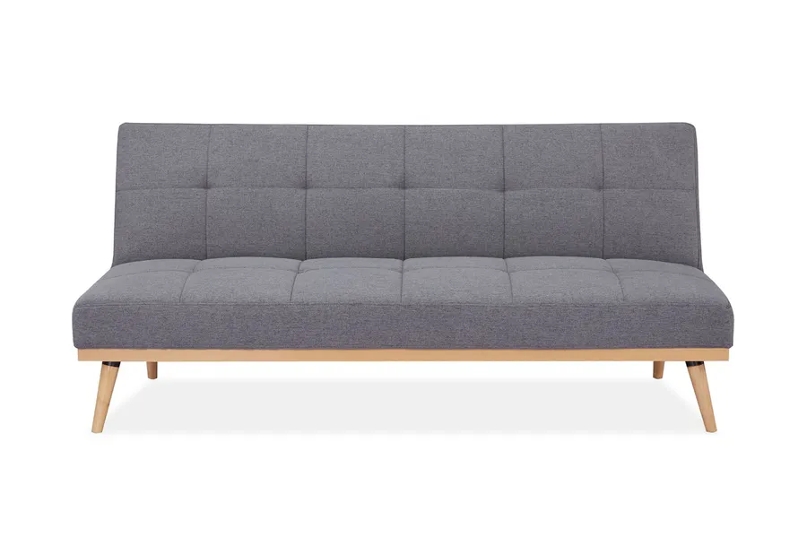 Lola 3 Seat Sofa Bed, Dark Grey, by Lounge Lovers
