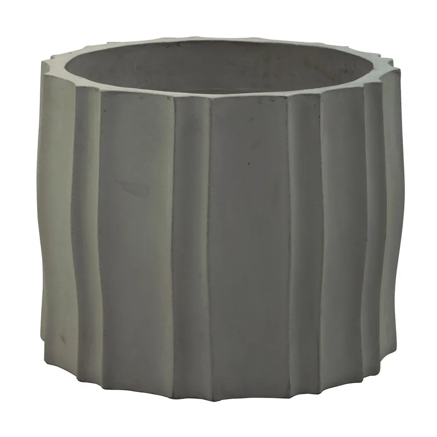 Flinders Pot Large 60 x 48cm in Grey