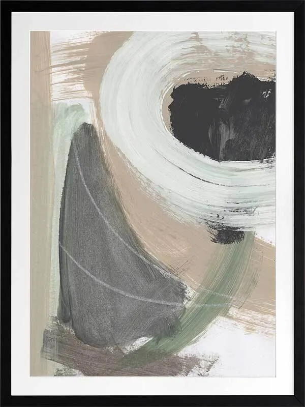 Winding Paths II Framed Art Print