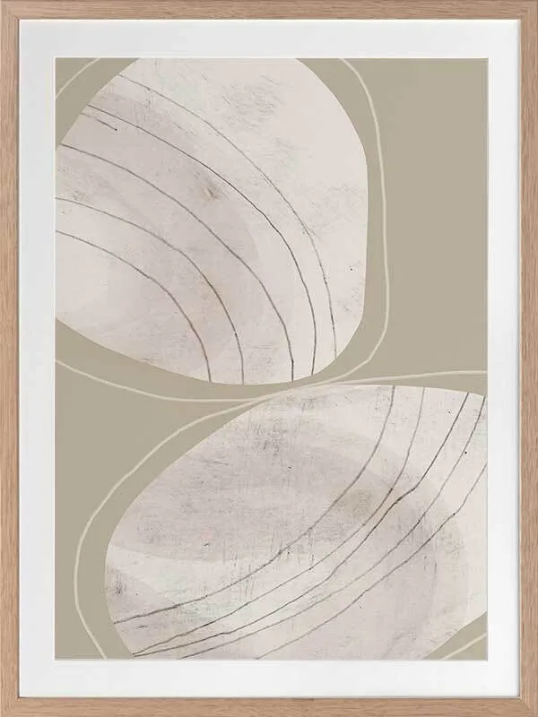 Ovals I Framed Art Print