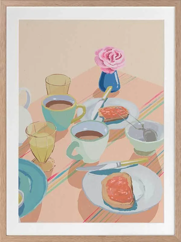 Coffee & Marmalade Framed Art Print