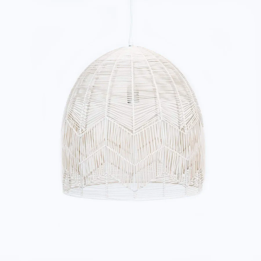 Rattan lace deals pendant light