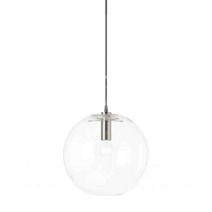 Ariana Glass Pendant Light - Chrome