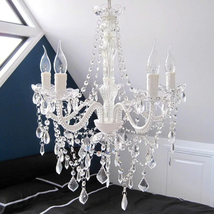 Cassie Chandelier 5 Light - Clear Crystals