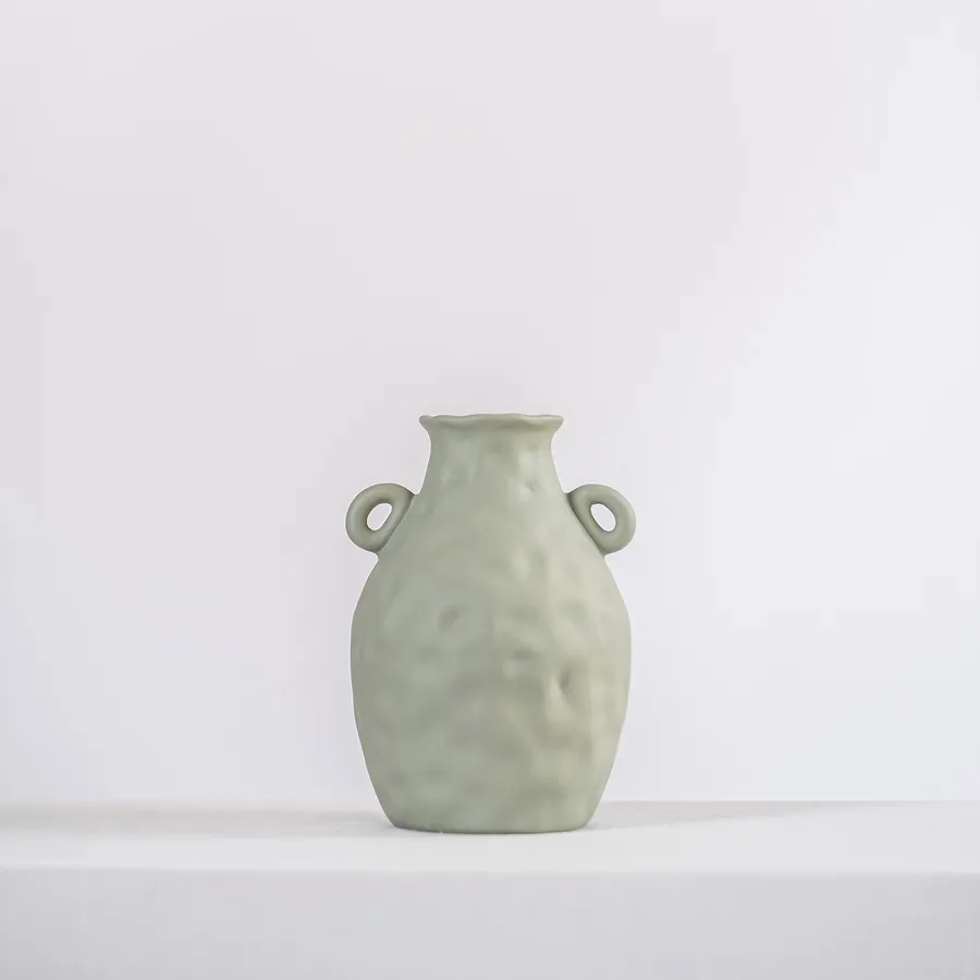 Ceramic Vase - Sweetpea - Sage Grey