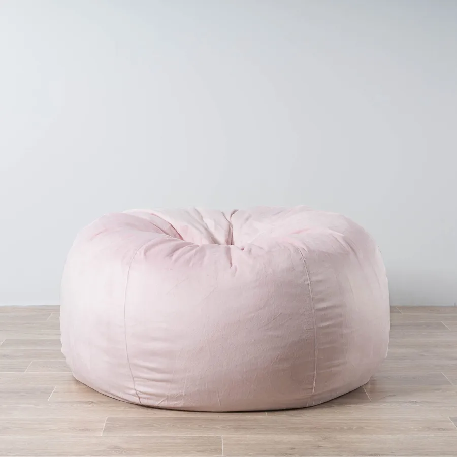 Pierre Fur Bean Bag - Blush Pink