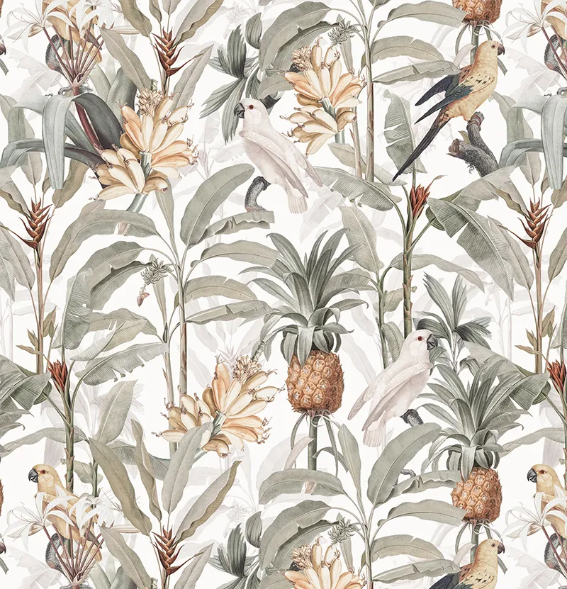 Tropical Jungle Removable Wallpaper