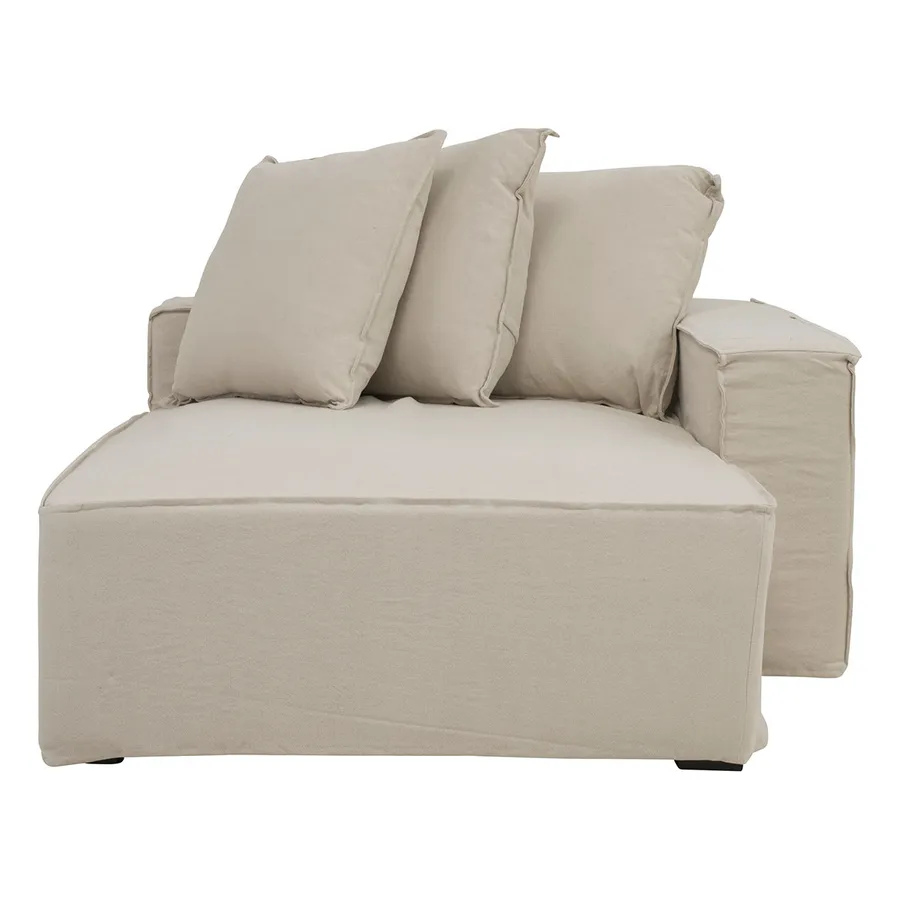 Loft Sofa Chaise RHF in Faye Beige