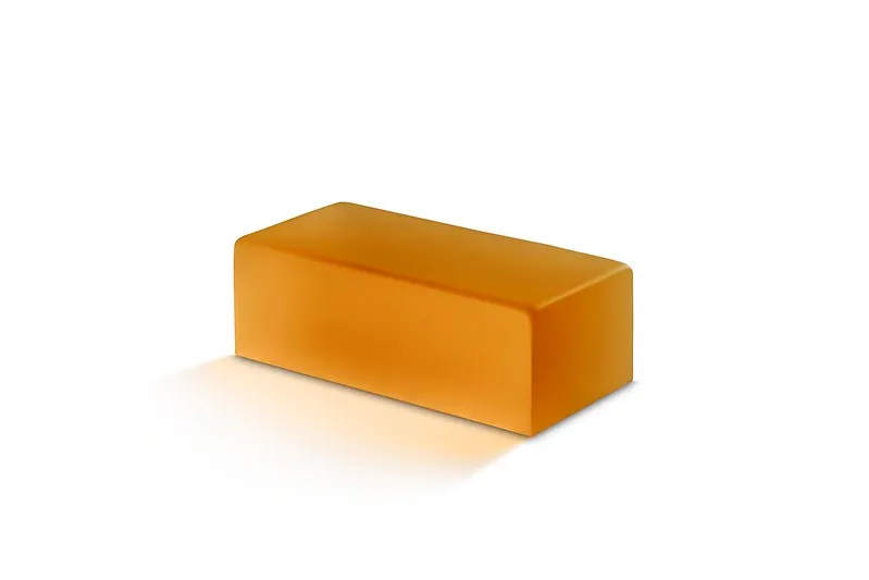 Venetian Glass - Golden Amber (Frosted)