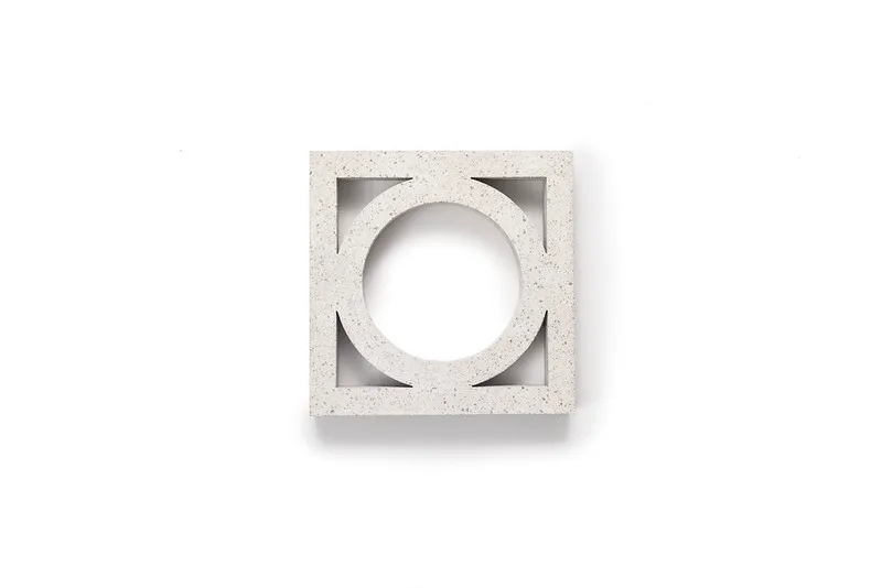 Breeze Block - Porcelain (Circle Breeze)