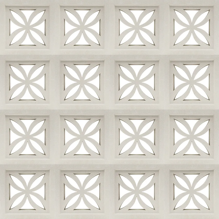 The Breeze Block Co. SMALLS _ Flower White