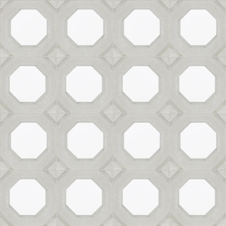 The Breeze Block Co. SMALLS _ Octagon White