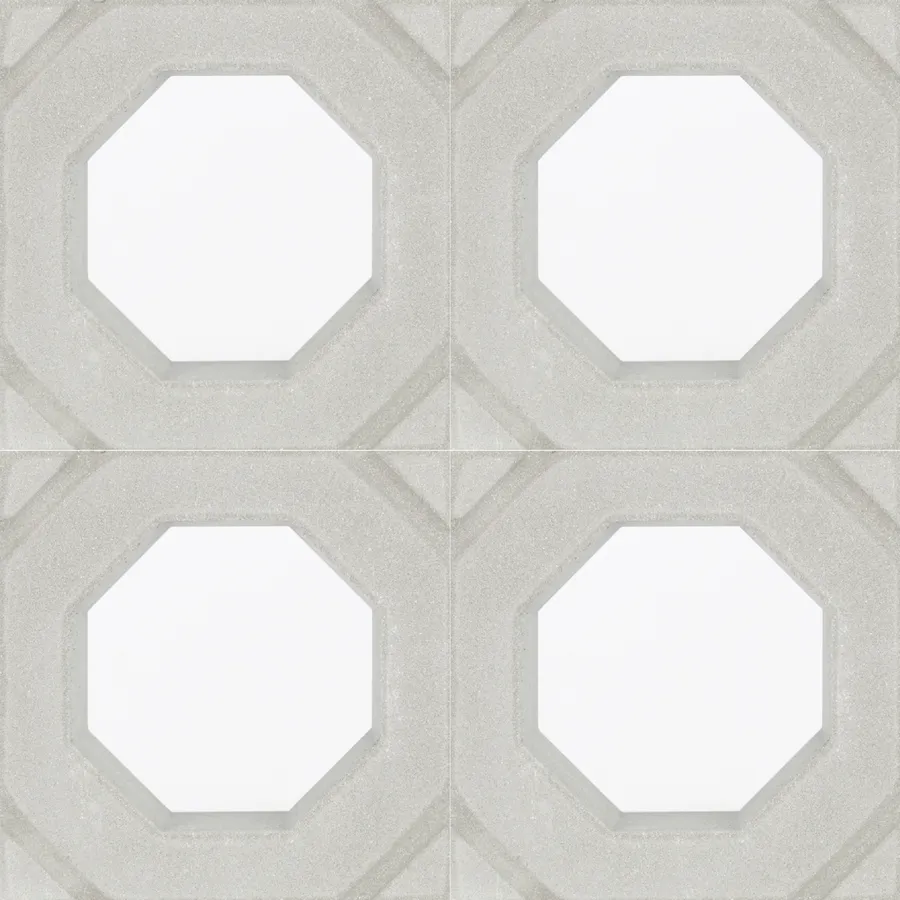 The Breeze Block Co. SMALLS _ Octagon White
